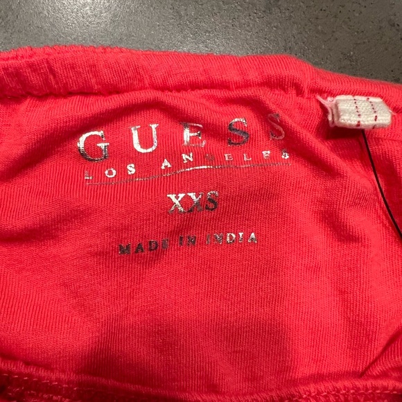 NWT GUESS STRAPLESS STUDDED PEPLUM TUBE TOP Sz: XXS - Picture 7 of 9